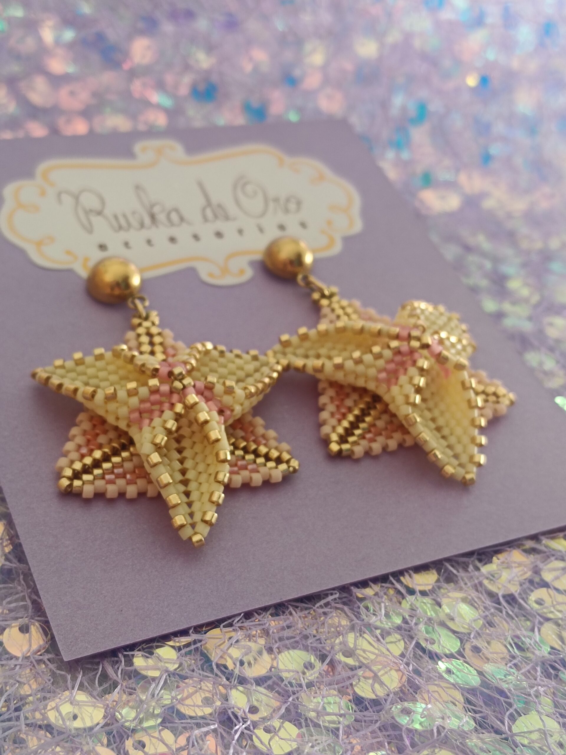 Aretes Miyuki Triflor - Imagen 2