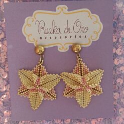 Aretes Miyuki Triflor